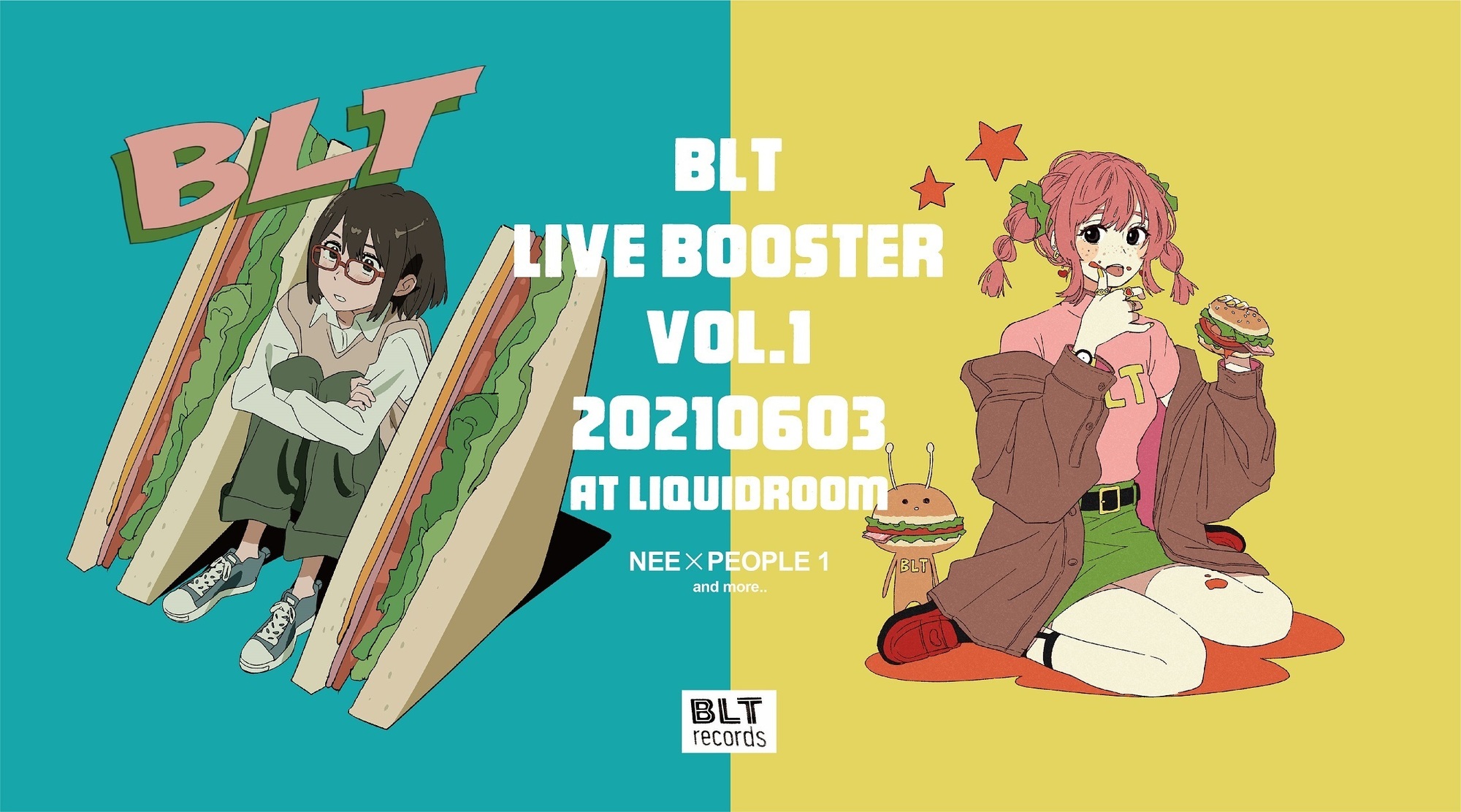 6 3開催 祝 初ライブ Blt Live Booster Vol 1 People 1 Official Website